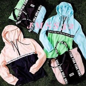 Just the Peach Bag and windbreaker